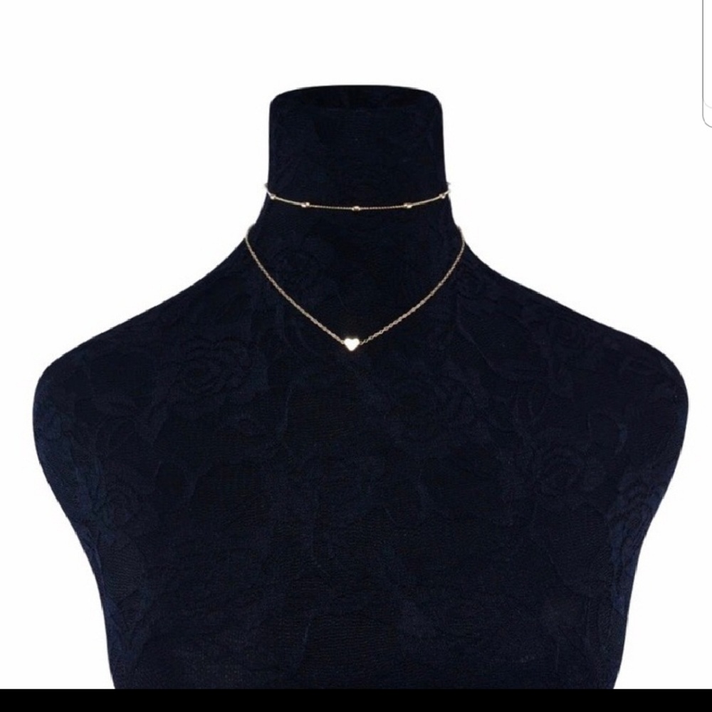 Stunning Silver Layered Necklace Simple Classy NIB - Picture 6 of 8